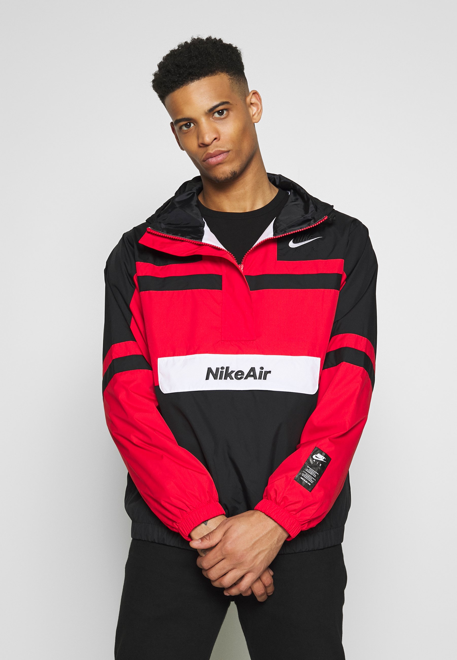 Nike Sportswear M NSW NIKE AIR JKT WVN - Cortaviento - university  red/black/white/rojo - Zalando.es