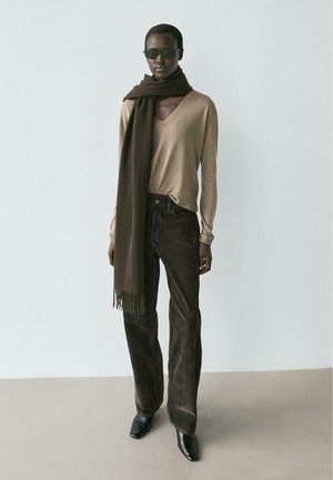 CREW NECK WITH LONG SLEEVES - Trui - mottled green