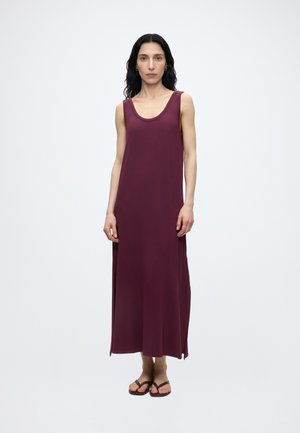 Marc O'Polo DENIM JERSEY DRESS - Φόρεμα από ζέρσεϊ - merlot red