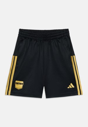 adidas Performance, FORTNITE UNISEX - Pantalón corto de deporte - black/gold- coloured