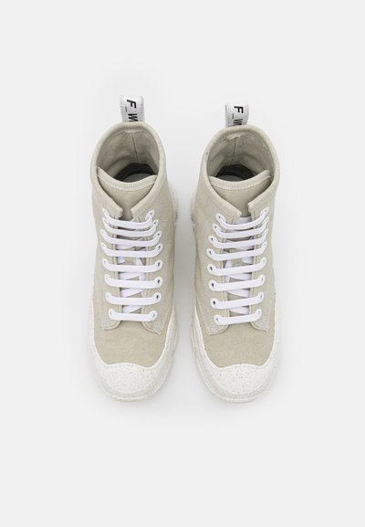 F_WD EVE - Botas de tornozelo com plataforma - light beige