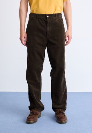 SIMPLE PANT - Housut - tobacco rinsed