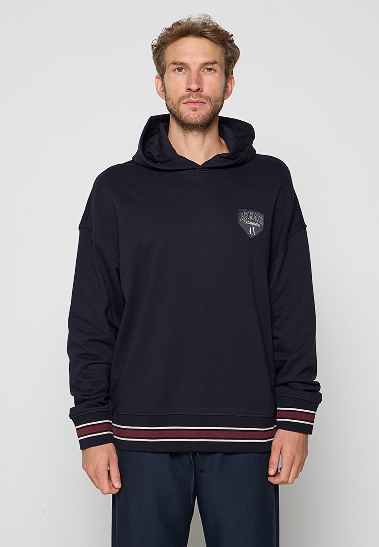 Armani Exchange Hoodie donkerblauw