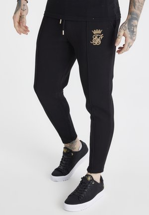 MESSI X SIKSILK PLEATED PANTS UNISEX - Verryttelyhousut - black/gold