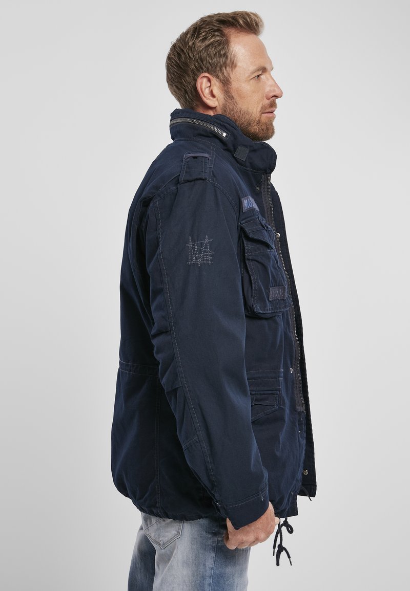Herren Trenchcoats | Brandit GIANT Parka navy/dunkelblau - RV18952 Herren Trenchcoats | Brandit GIANT Parka navy/dunkelblau - RV18952