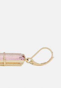 Lauren Ralph Lauren PE BAGUETTE DROP - Pendientes - gold-coloured/pink