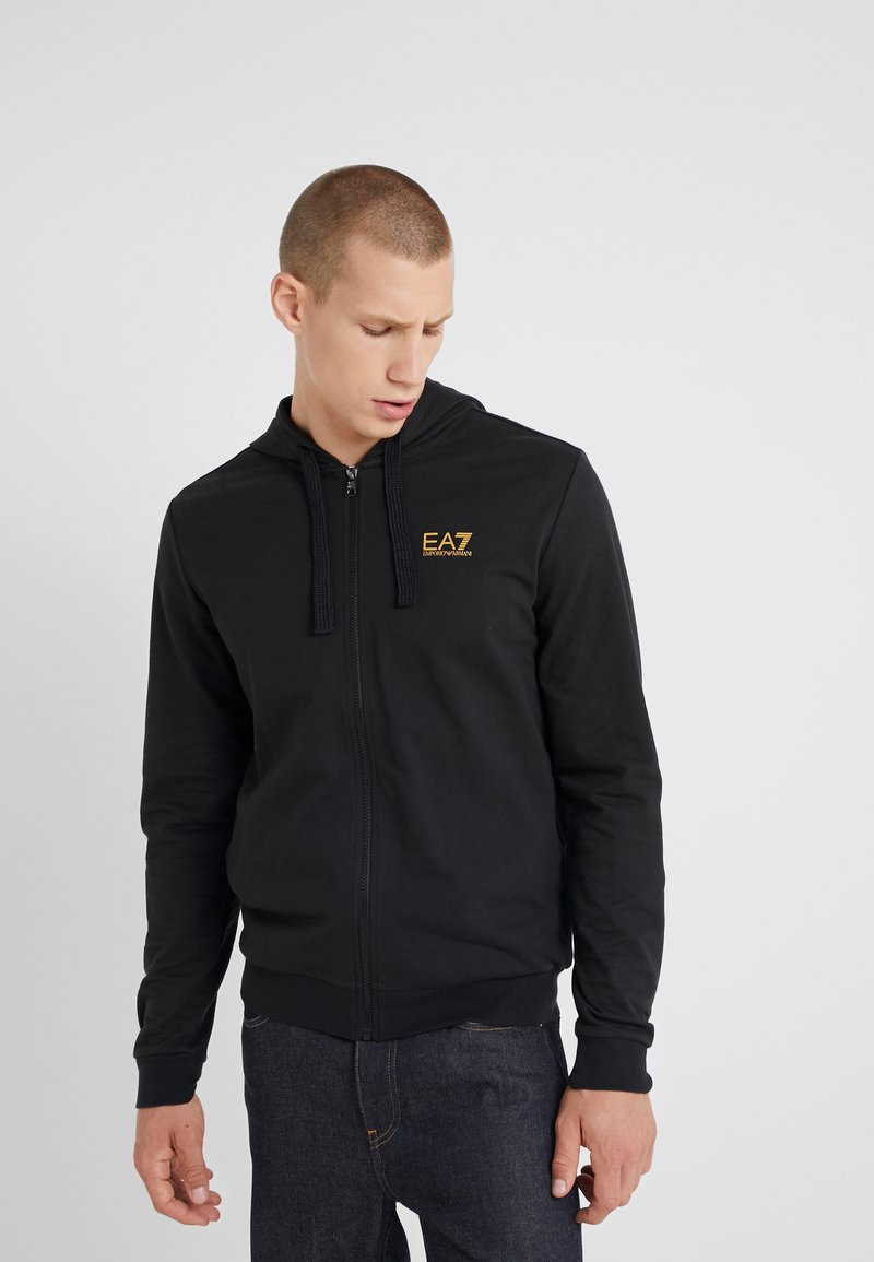 EA7 Emporio Armani Mikina so zipsom - black