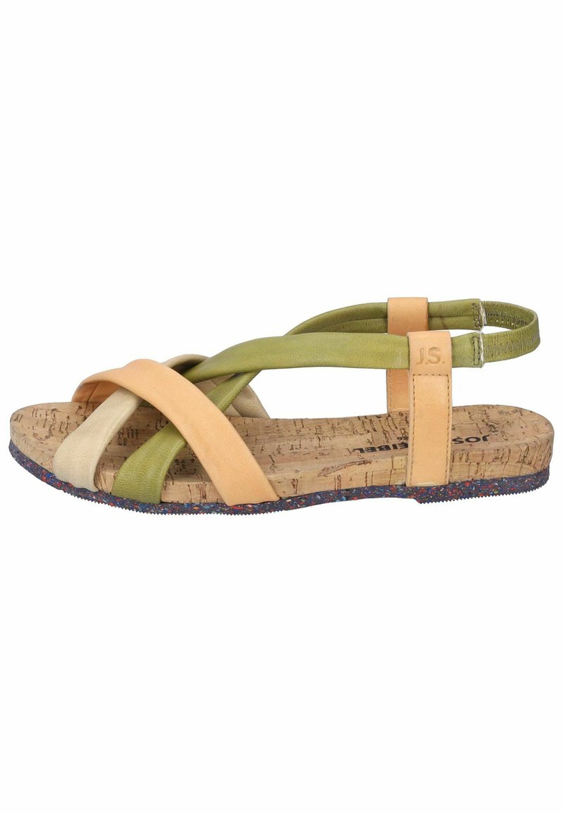 Damen Riemchensandalen | Josef Seibel Riemensandalette oliv multi/mehrfarbig - PU84187 Damen Riemchensandalen | Josef Seibel Riemensandalette oliv multi/mehrfarbig - PU84187