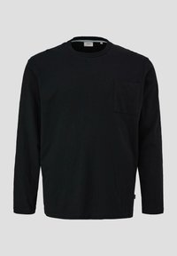 s.Oliver Langarmshirt - schwarz