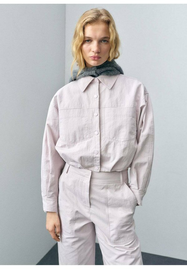 AMALIA - Denim jacket - lilas2