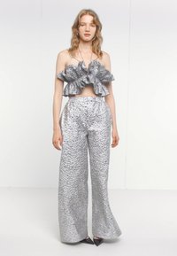 AKNVAS LINDA - Παντελόνι - silver