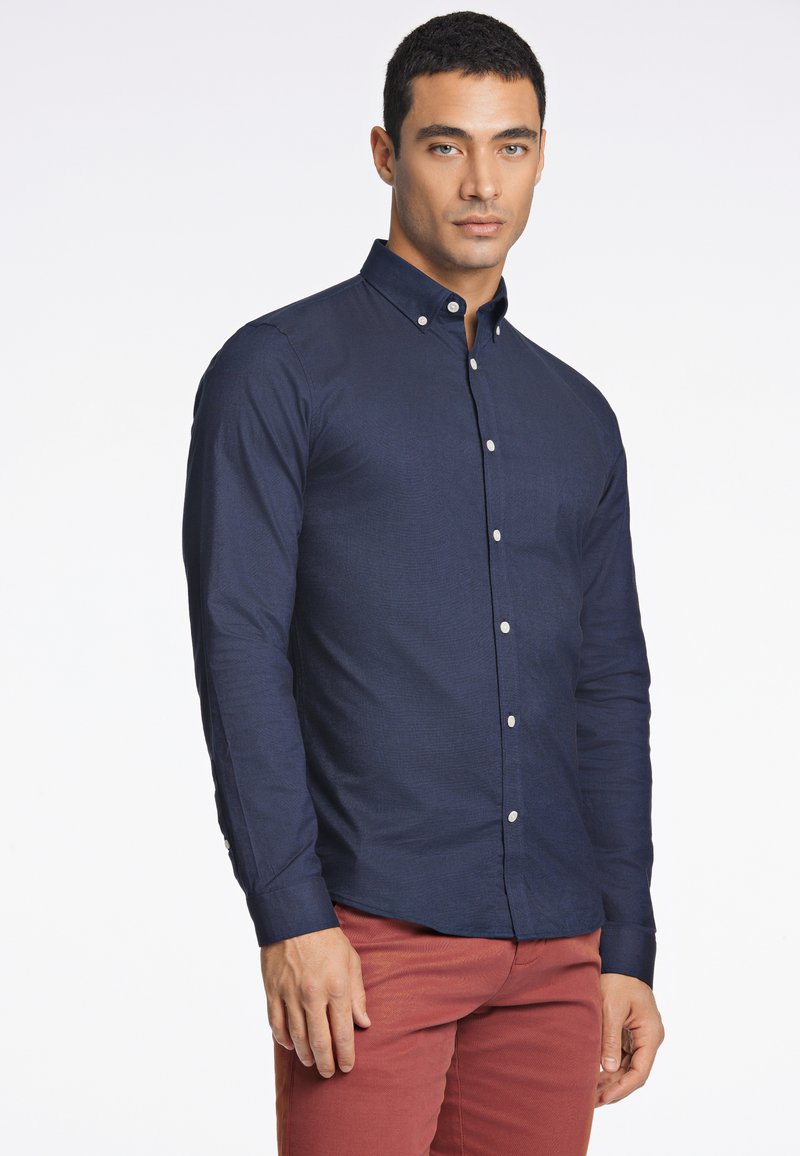 Lindbergh - OXFORD SUPERFLEX - Camisa - naval mix, Ampliar