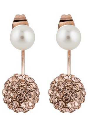sweet deluxe CALIGARI - Pendientes - rosegold-coloured/peach/pearl
