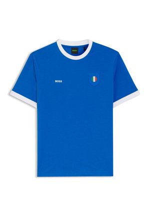 BOSS, BOSS TS_BB BC LUX TEE - T-Shirt print - blue ten