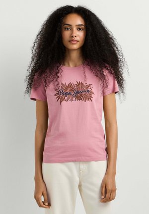 Pepe Jeans, CRISTINA - T-shirt print - powder rose pink