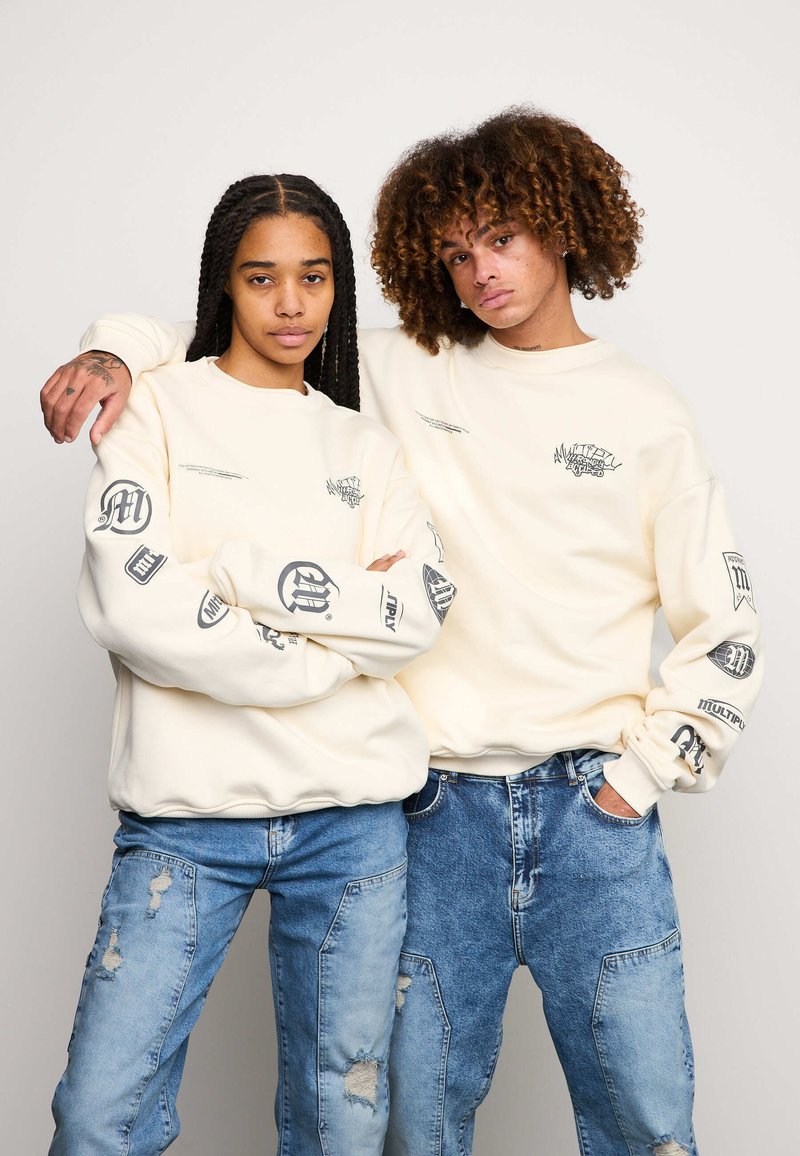 Multiply Apparel OVERSIZE SWEATSHIRT TRUTH - Sweater - egret