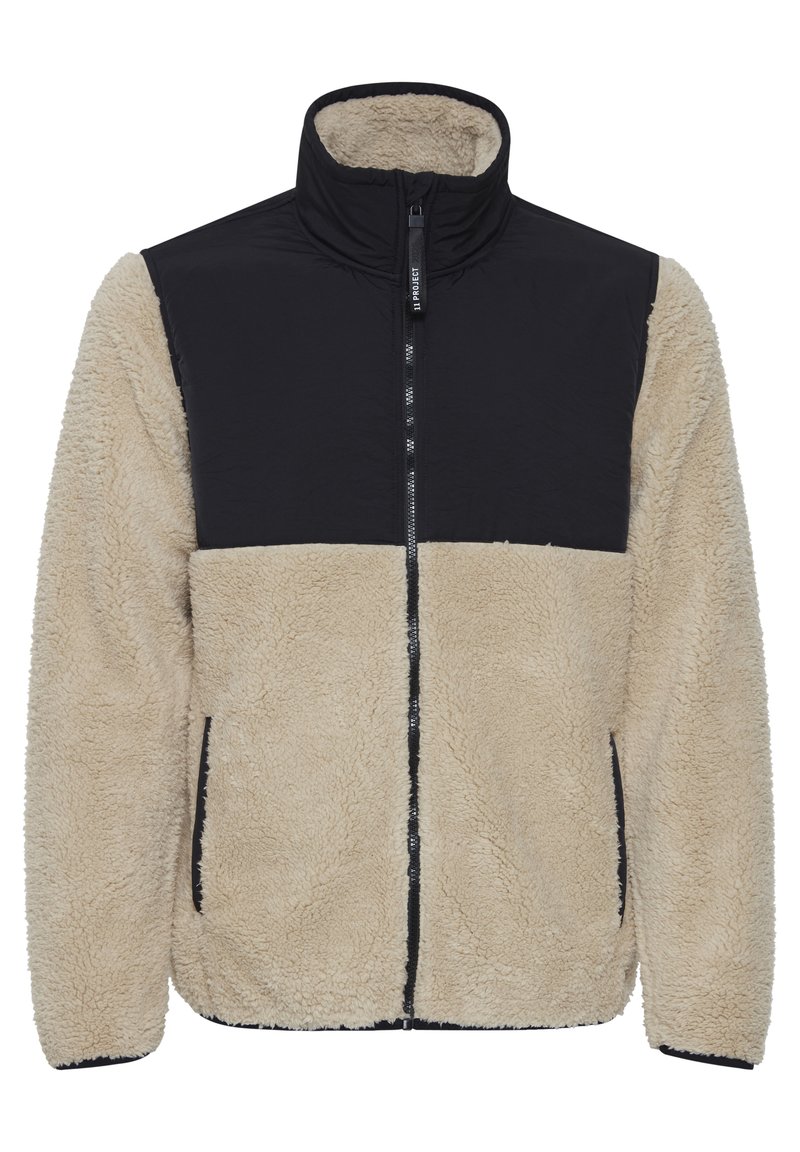 11 Project PRPIJKE TEDDY - Fleece jacket - oatmeal/mottled beige ...