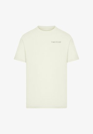 Mister Tee, TAKE IT EASY PLANTS - T-shirt con stampa - sand