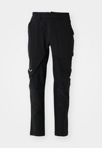 PUEZ WARM CARGO PANTS - Outdoor trousers - black out