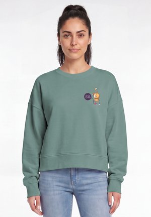 watapparel, FUNNY CAT - Sweater - green bay