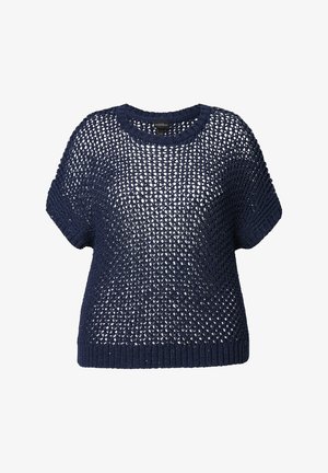 Ulla Popken, SHORT SLEEVE - Basic T-shirt - dark marine