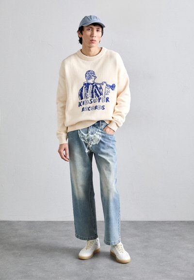 Kidsuper KIDSUPER RECORDS - Strickpullover - cream