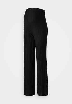 MAMALICIOUS MLNOELA PLISSE PANTS - Pantalones - black