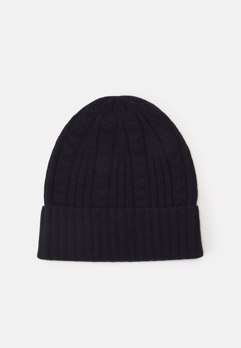 Johnstons of Elgin CABLE BEANIE - Gorro - dark navy