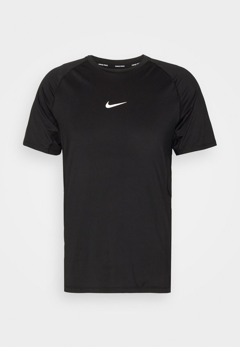 Nike Performance SLIM TOP Sports T-shirt black white/black