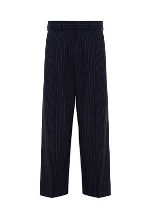 WRSTBHVR, WRSTBHVR PANTS NARO PANTS - Pantalon classique - dark blue pin stripe