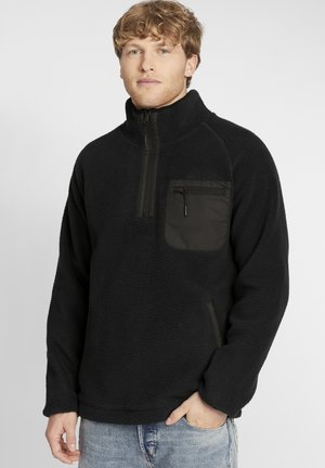 TROUT - Fleece jumper - black