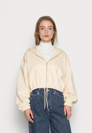 MIRIAM ZIP HOODIE - Sudadera con cremallera - light beige
