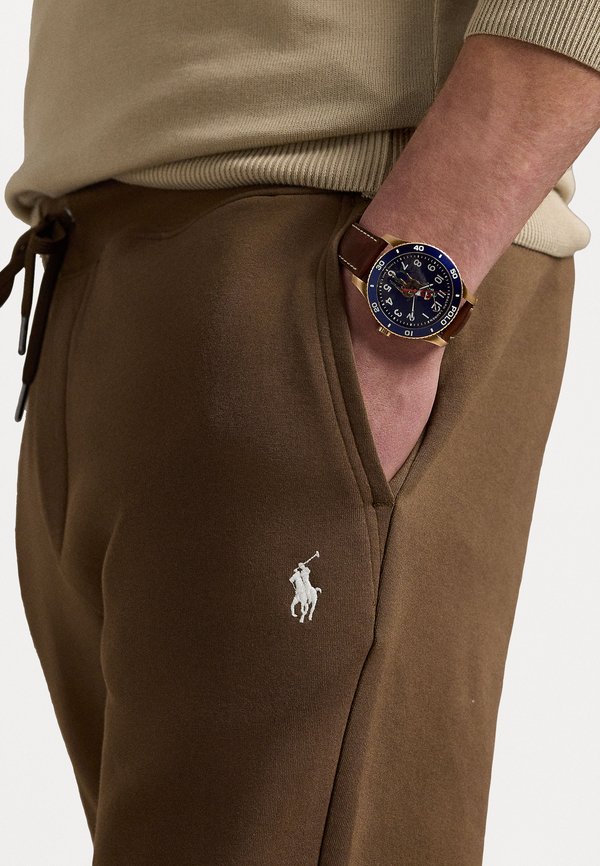 DOUBLE KNIT JOGGING BOTTOM - Tracksuit bottoms - chestnut2