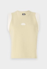 TERRY RELAXED CROPPED TANK - Top - gravel