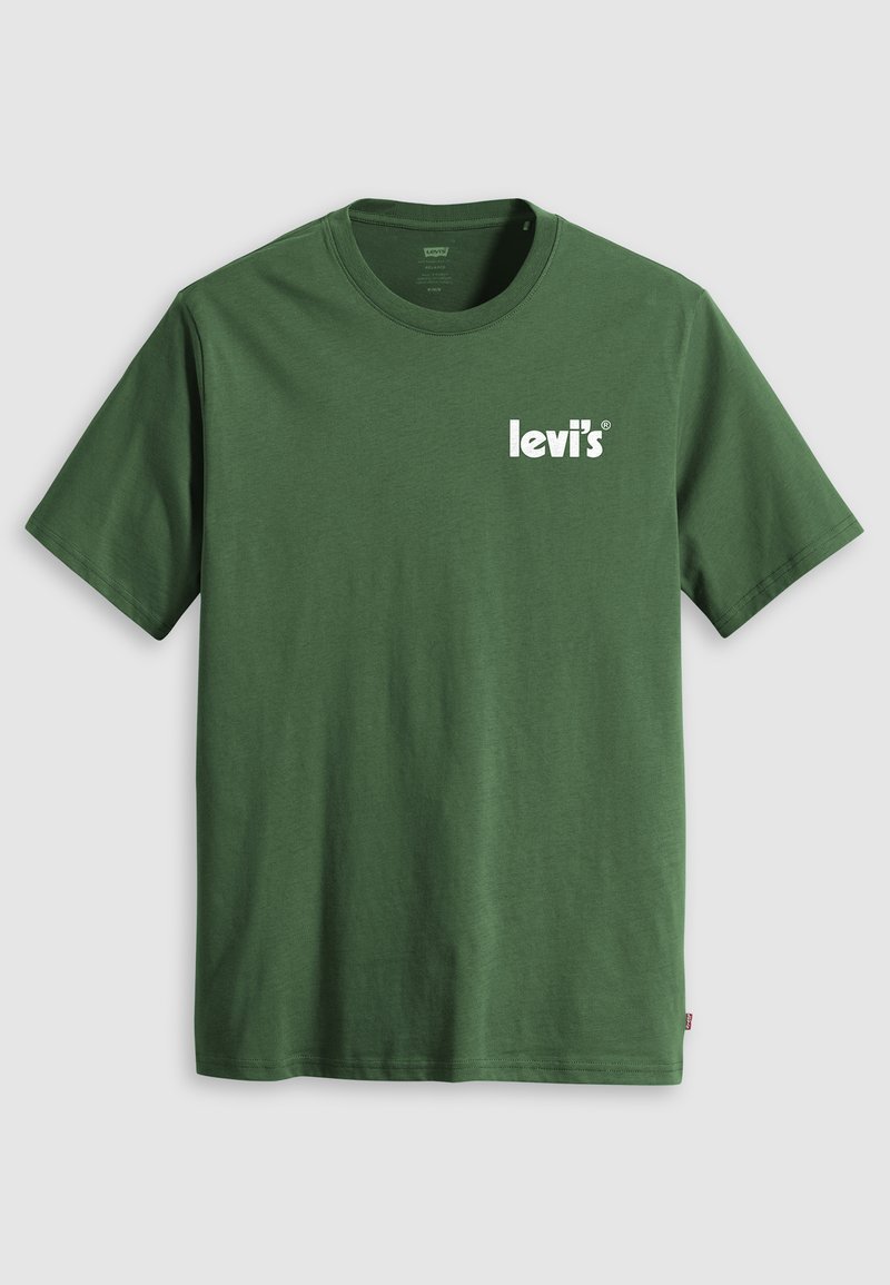 Levi’s® T-shirt print donkergroen