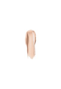Échantillon de fond de teint beige clair avec une texture lisse et crémeuse, présenté sur un fond blanc.