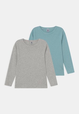 2 PACK UNISEX - Longsleeve - mottled grey