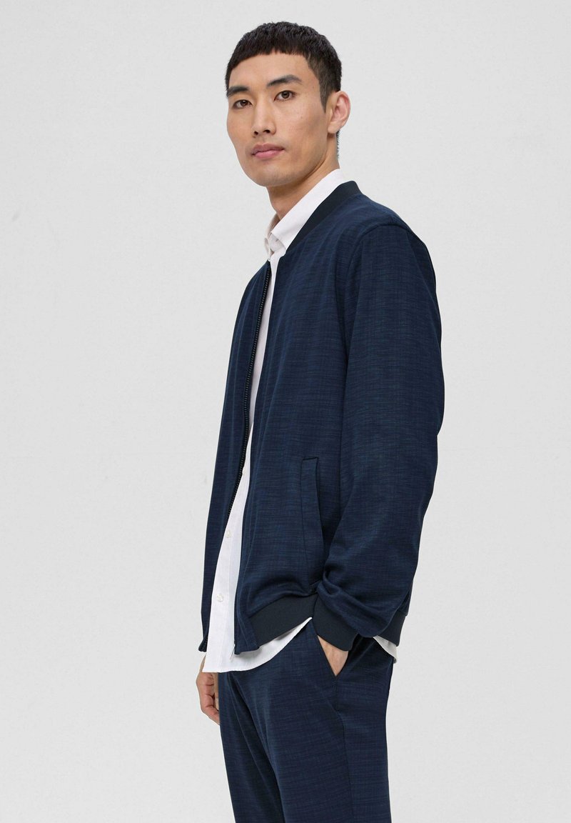 s.Oliver - STRETCH - Bomber Jacket - navy, Enlarge