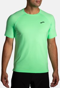 Brooks ATMOSPHERE SHORT SLEEVE 2.0 - Sportovní tričko - neo green