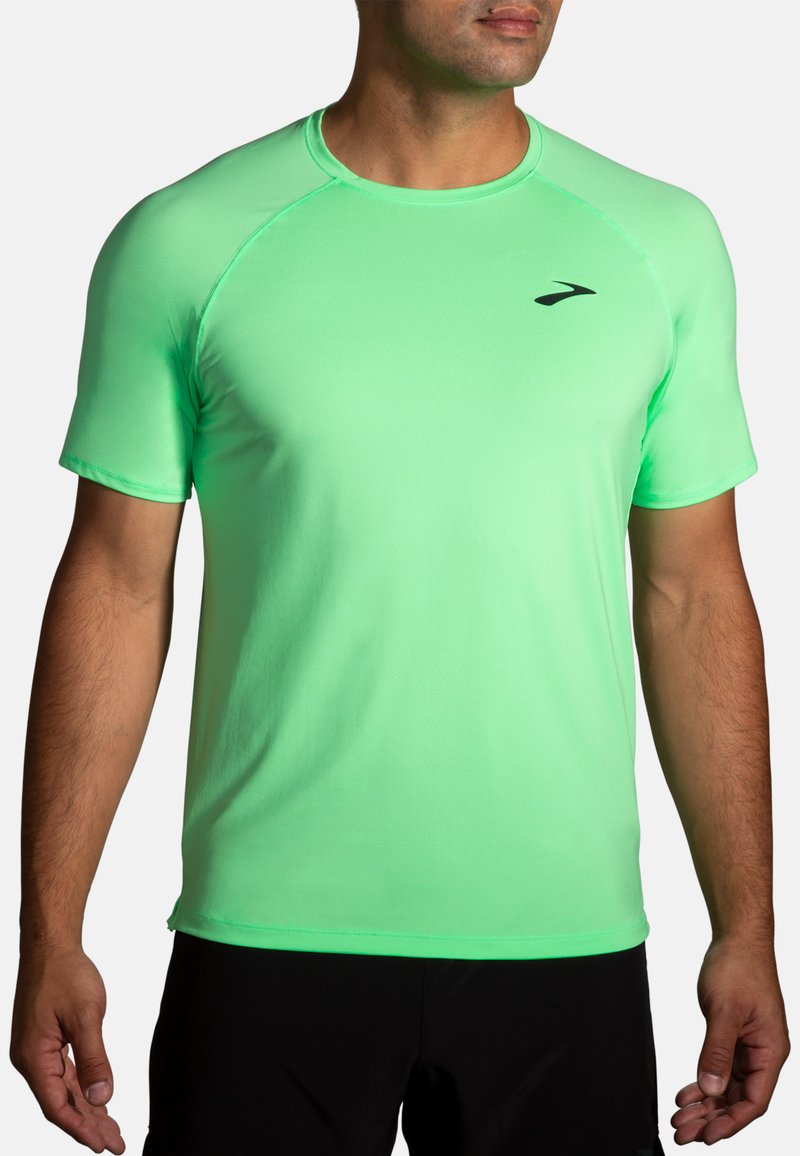 Brooks ATMOSPHERE SHORT SLEEVE 2.0 - Športne majice - neo green