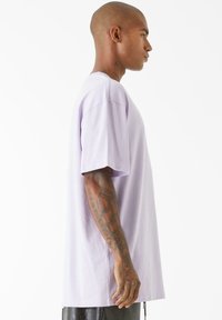 9N1M SENSE FLOWER TEE - Marškinėliai su spaudiniu - lilac