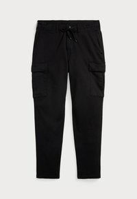 STRETCH SLIM FIT KNITLIKE CARGO TROUSER - Παντελόνι cargo - black