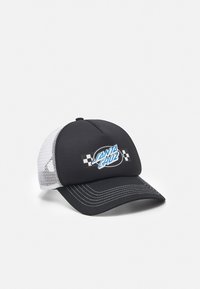Santa Cruz CONTEST OVAL UNISEX - Sapka - black/white