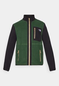 M YUMIORI FULL ZIP - Jachetă din fleece - pine needle/black/kelp tan