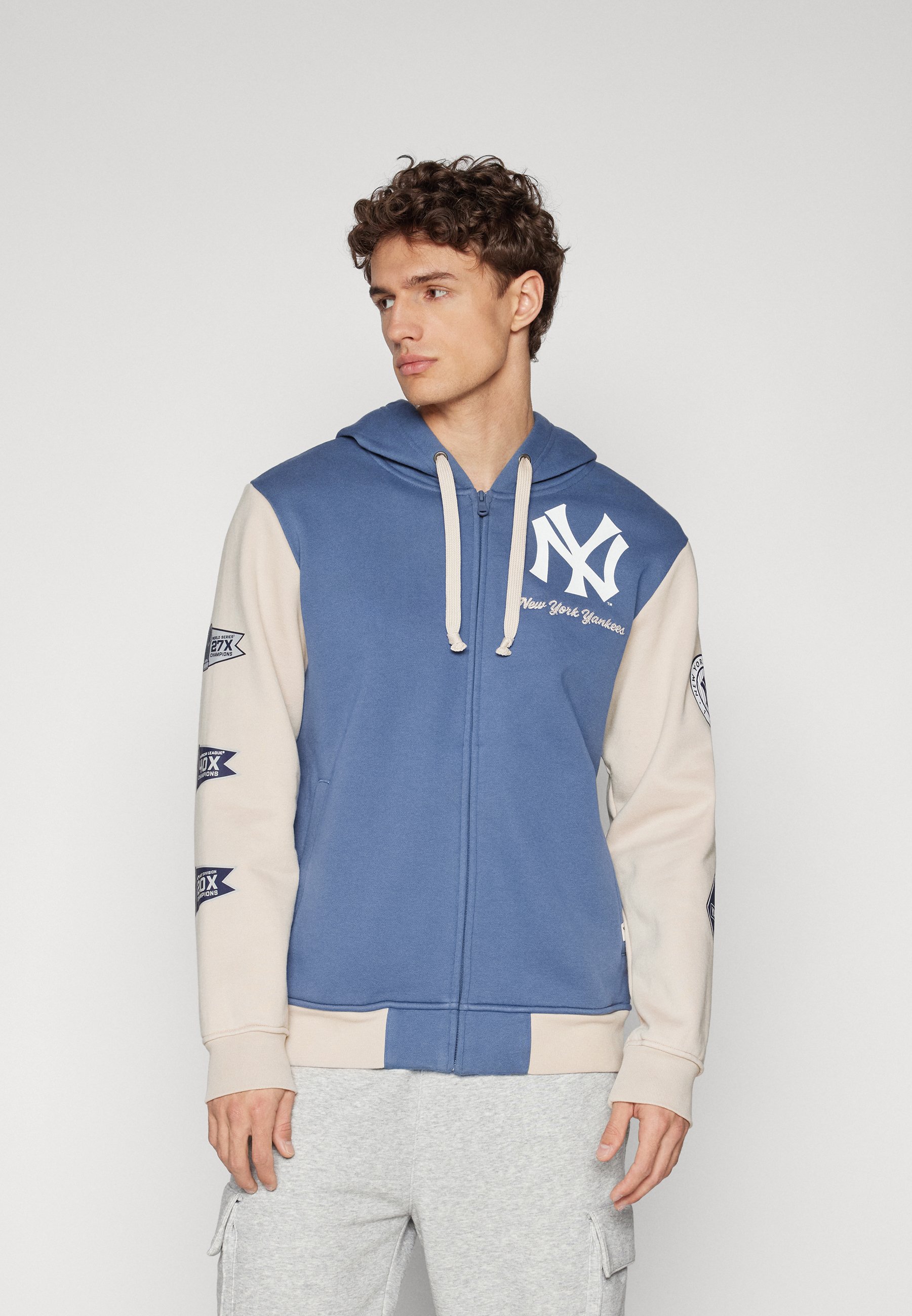 SLINKY Yankees Bootleg Plaid Zip Hood