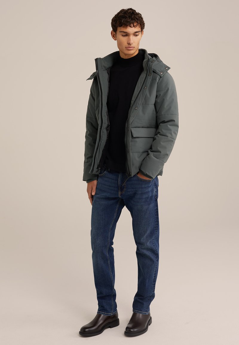 WE Fashion Winterjas groen WE Fashion Winterjas groen