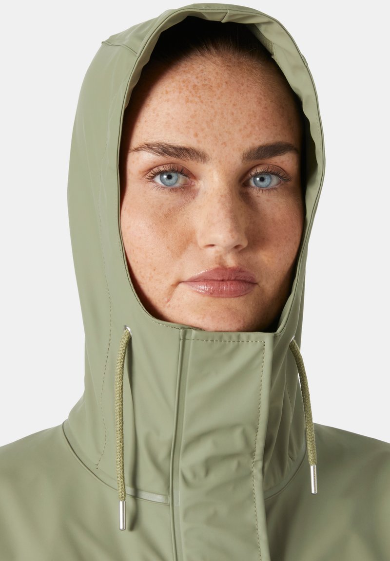 Veste Imperméable Vintage Helly Hansen Verte à Capuche - Taille S Homme