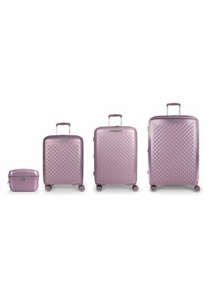 QUEENS ROLLEN 4-TEILIG MIT DEHNFALTE SET - Luggage set - lila