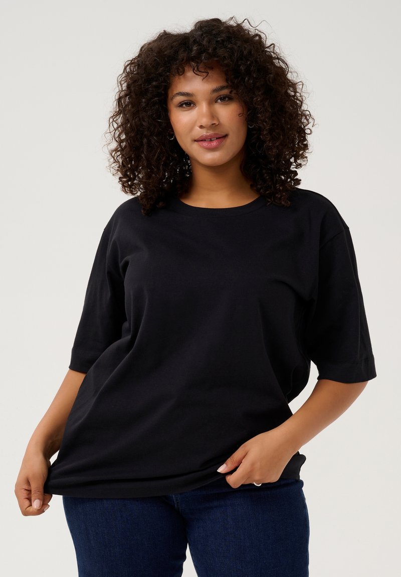 Kaffe Curve MINA - Camiseta básica - black deep