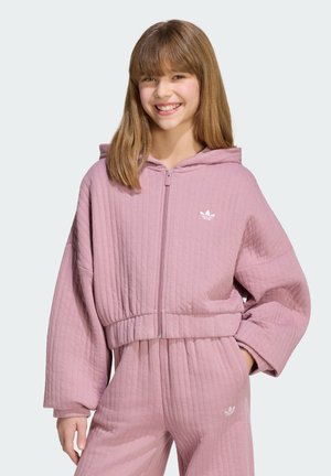adidas Originals, LO ZIP HOODIE-JUNIOR - Sweat zippé - magic mauve